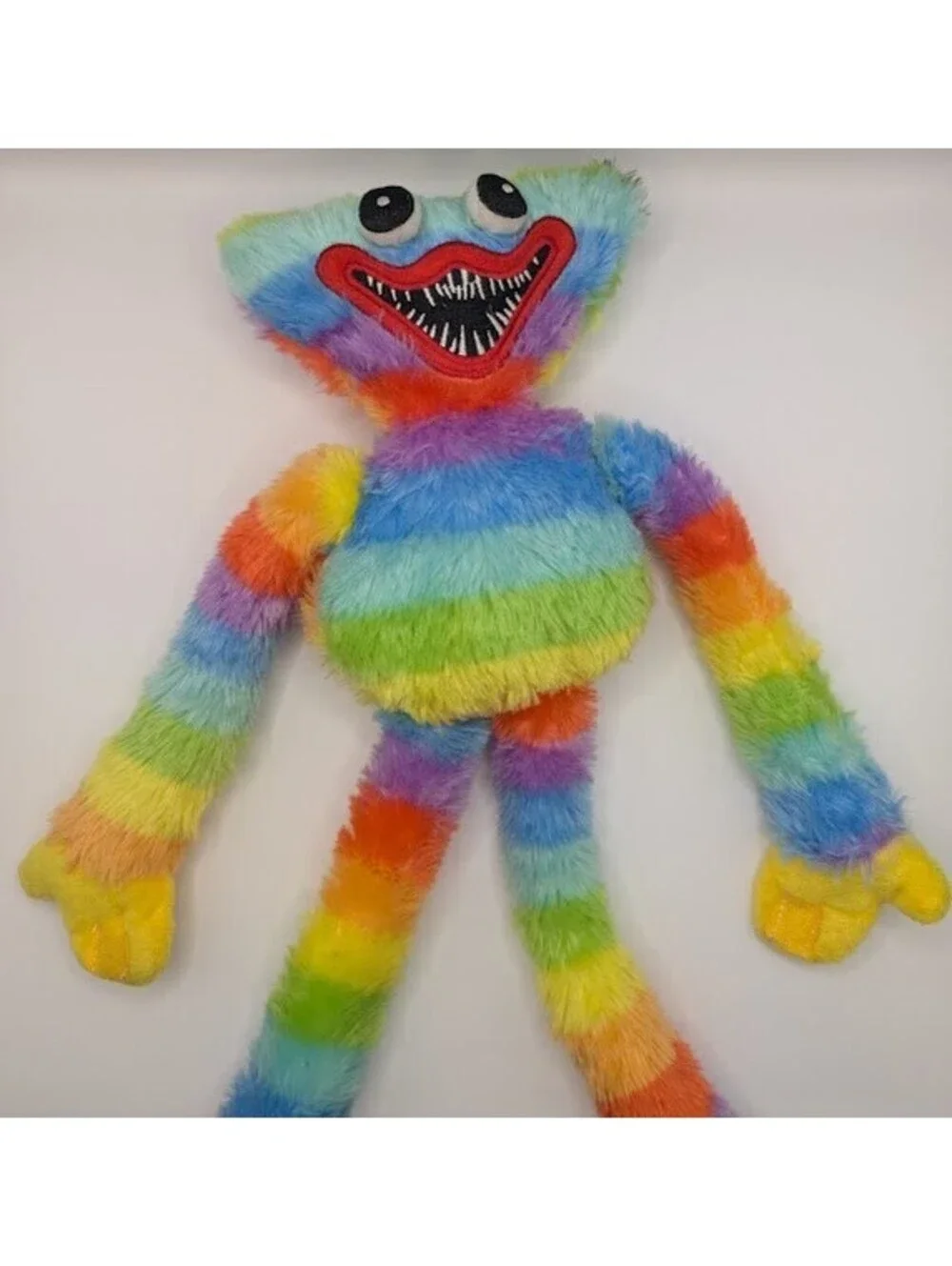 Poppy Playtime Rainbow Huggy Wuggy Plush Toy 16-inch Monster Pastel Stuffed Doll
